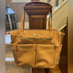 Large brown leather bag